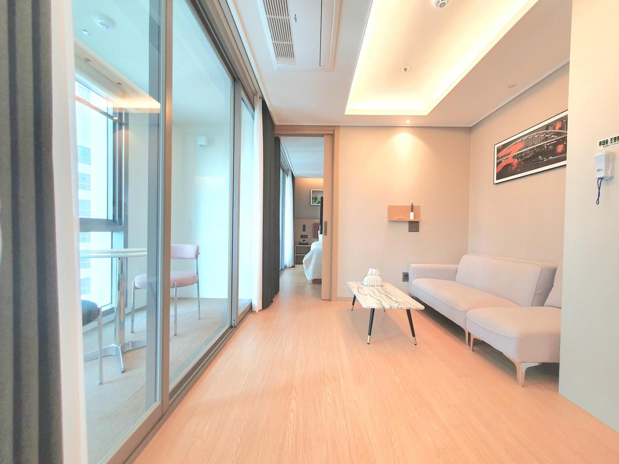 Elbon The Stay Haeundae Residence Busan Bagian luar foto